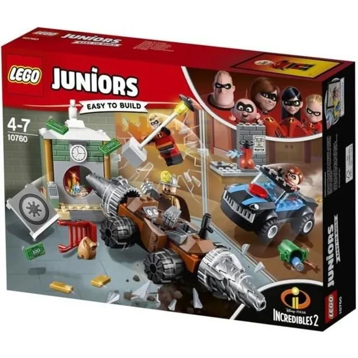 LEGO® Juniors The Incredibles II 10760 Le Braquage D'Une Banque Du Démolisseur - Jeu de construction-0