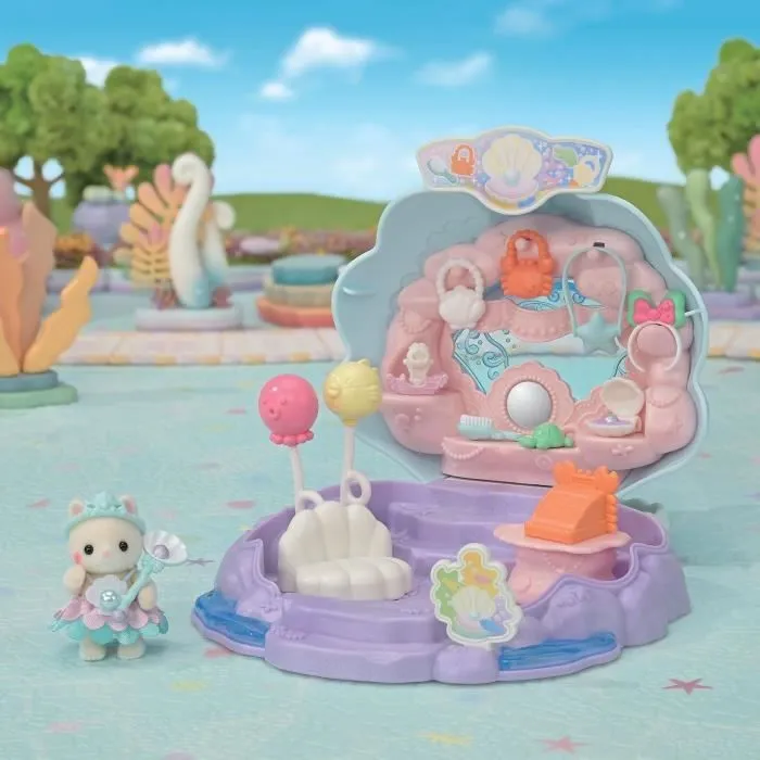 Coffret Boutique - SYLVANIAN FAMILIES - Boutique des Sirènes - Accessoires et Poignée Intégrée-4