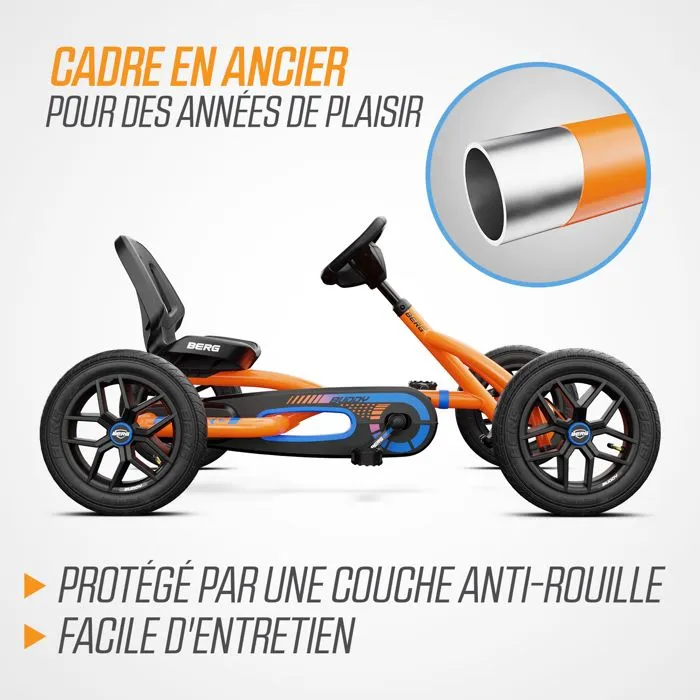 Kart à pédale Buddy B-Orange, BERG-4