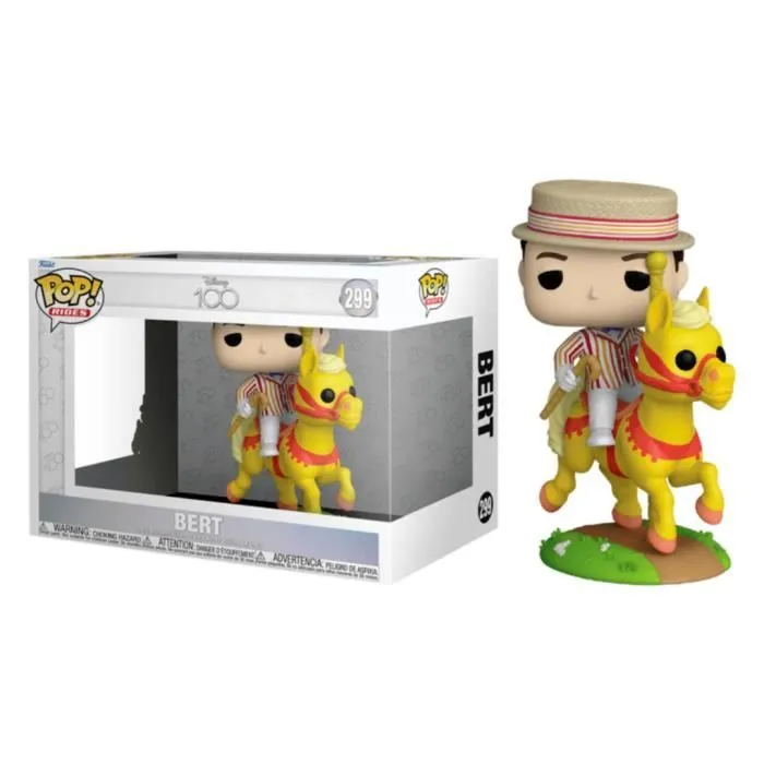 Figurine Funko POP Ride N° 299 - Bert - Disney - FUNKO - Jaune, Rayé - Intérieur-0