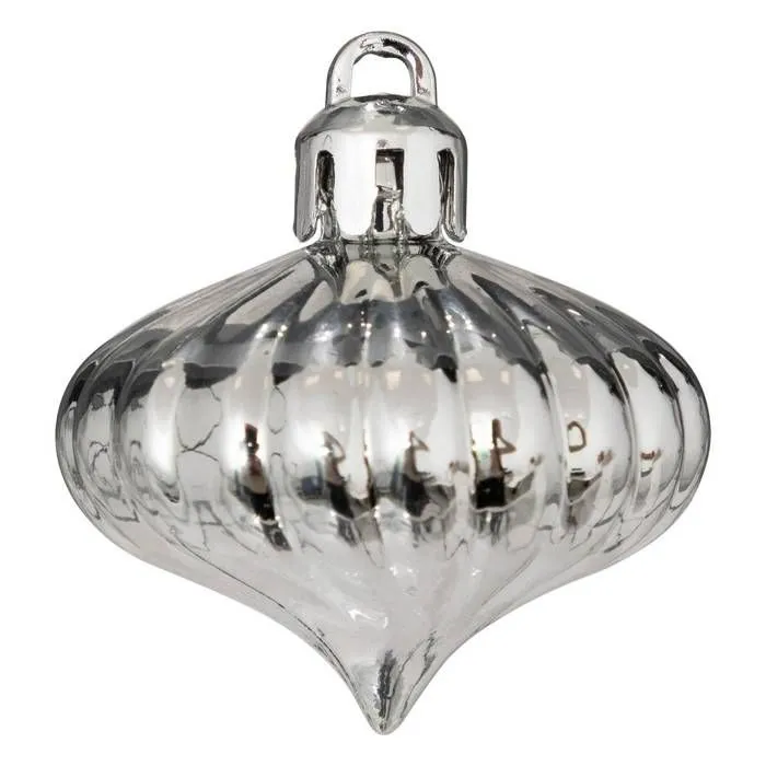Kit de décoration de sapin - Feeric lights & christmas - Colorama de Noël - 18 pièces - Argent et Blanc - PVC-2