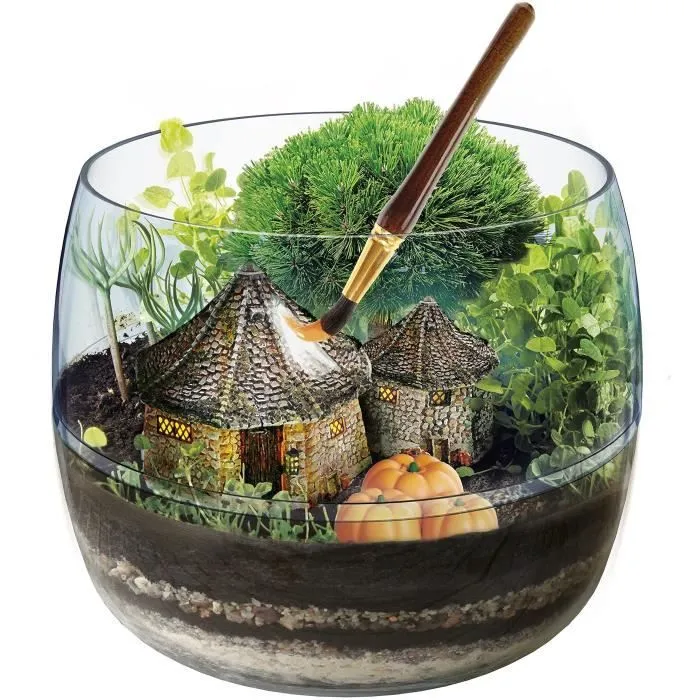Terrarium Harry Potter - CLEMENTONI - Cabane de Hagrid à reproduire-2