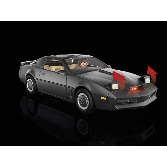 PLAYMOBIL 70924 K2000, The Knight Rider K.I.T.T, Classic Cars, Voiture de collection, Adulte-8