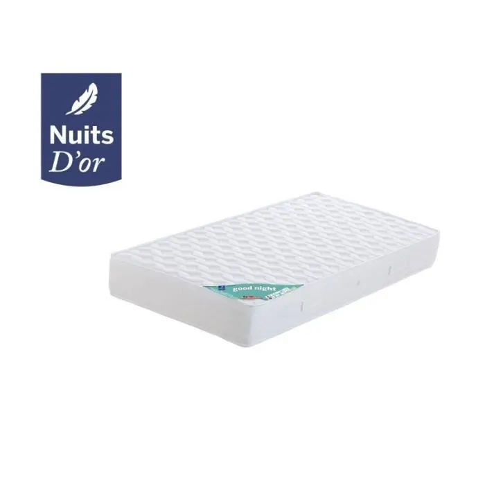 Goodnight Matelas Densité 35 Kg/m3 - Hauteur 21 Cm - Soutien Ferme - Orthopédique (100x200)-1