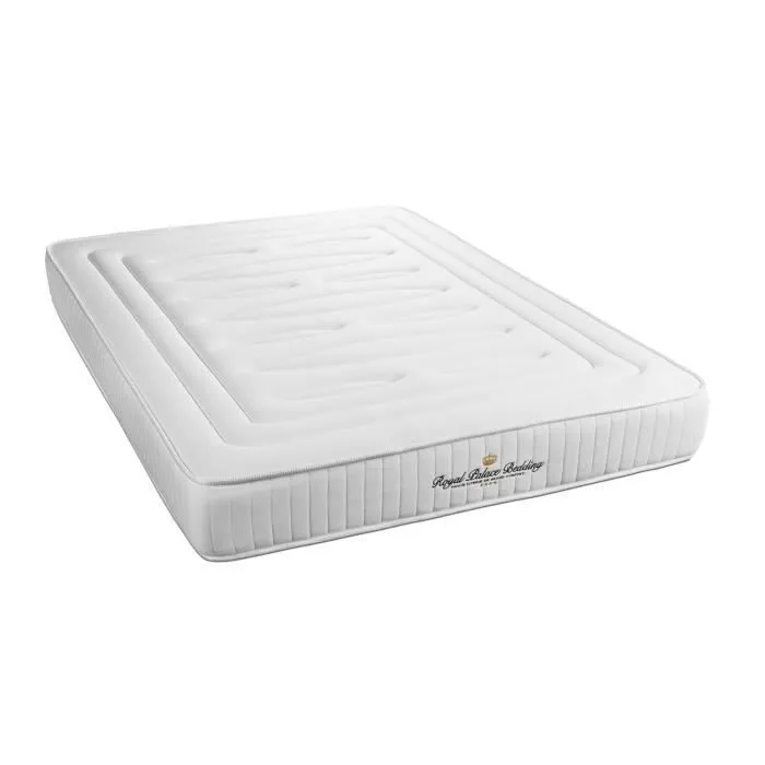 Pack literie Nottingham 140x190 Mémoire de forme - Ferme - sommier kit blanc + 2 oreillers + couette-0