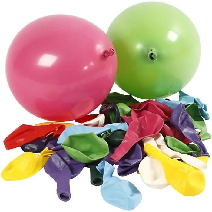 Ballons - Non spécifié - Non spécifié - Caoutchouc naturel - Hélium - Différentes couleurs-0