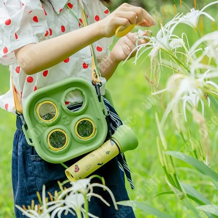 Jouets d'exploration de la nature - TD - Loupe kaléidoscope - Pour enfants 4-6 ans - Extérieur - Mixte-3