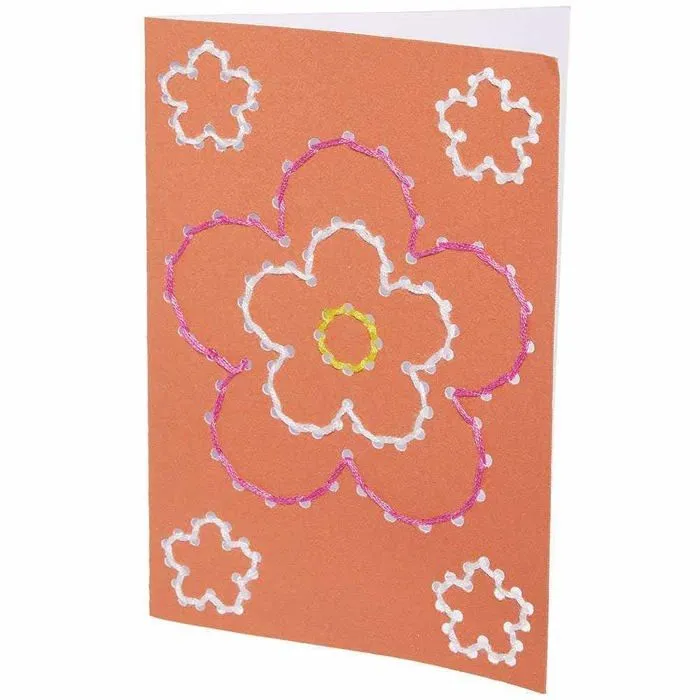 Jeu de peinture Baker ross - FC740 - Jeux d Enfilage motif Fleurs - Lot de 6, Activites Manuelles pour Enfants ()-3