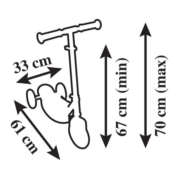 SMOBY - Reine des Neiges - Patinette 3 roues silencieuses - Guidon réglable - Trottinette enfant en bois et métal-5