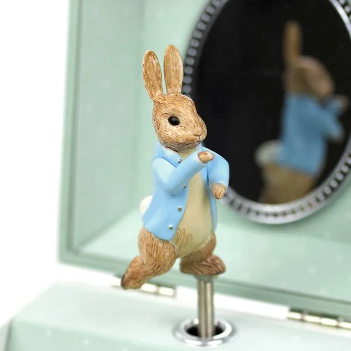 Boite à Musique Cube Peter Rabbit©© - TROUSSELIER - Libellule - Bébé - 3 mois - Vert - Mixte-1