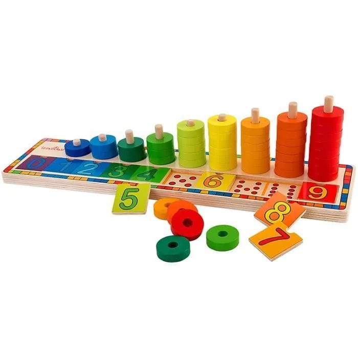 Jouet éducatif - GLOBO - Jeu d'apprentissage arc en ciel - 24 mois et plus - Intérieur - Mixte-0
