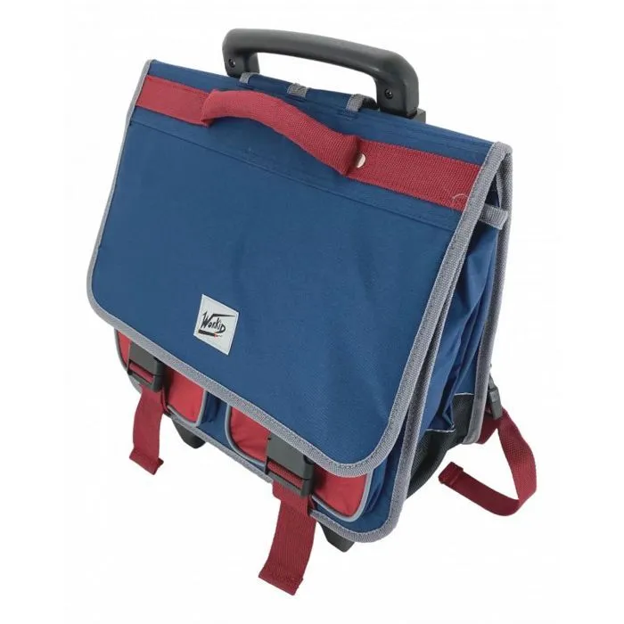 Cartable scolaire avec trolley + trousse offerte "Workids"-3