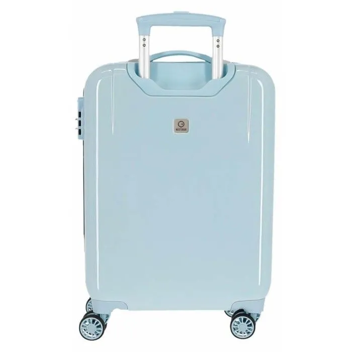 Valise enfant - Disney - Valise cabine Mickey "Road Trip" - 55 x 38 x 20 cm - Bleu ciel-1