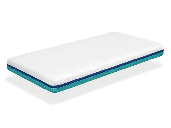 Matelas 80x160 LIT ENFANTS Épaisseur 13 CM BASIC PRO Dehoussable, Ergonomique, Respirant, Lavable, Mémoire. Idéal pour lit gigogne-0