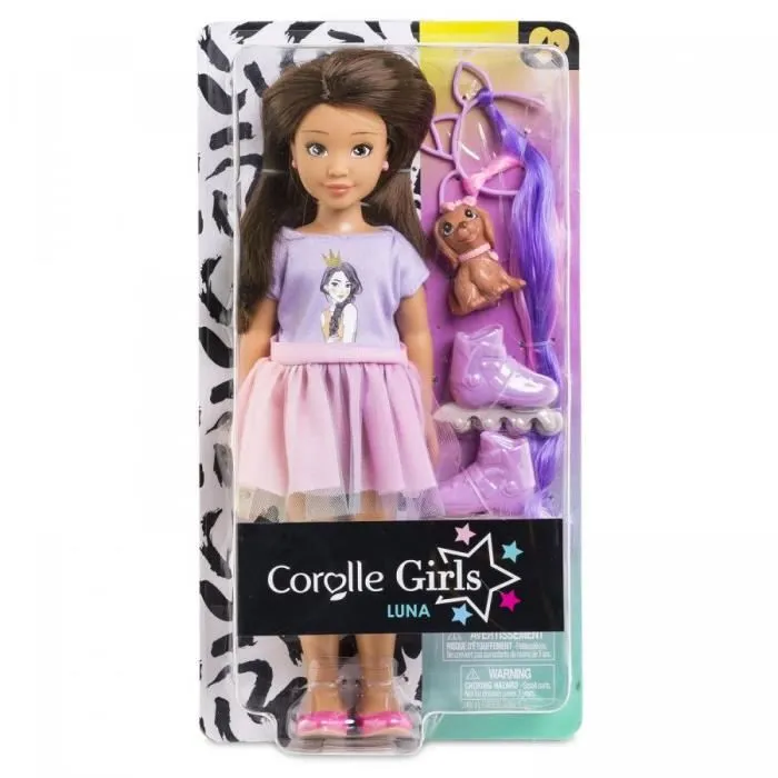 Poupée mannequin Corolle Girls Coffret luna licorne - 28cm - Multicolore - 4 ans - Beige - Enfant-0