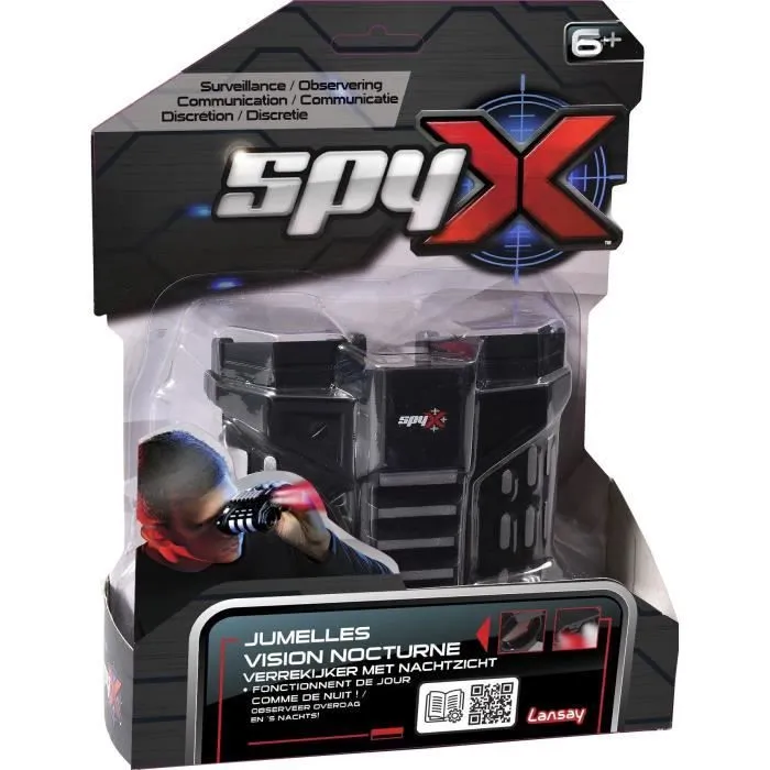 Spy X – Jumelles Vision Nocturne - Jouet & Accessoires d'Espion - Panoplie d'espionnage enfant - Dès 6 ans - Lansay-1