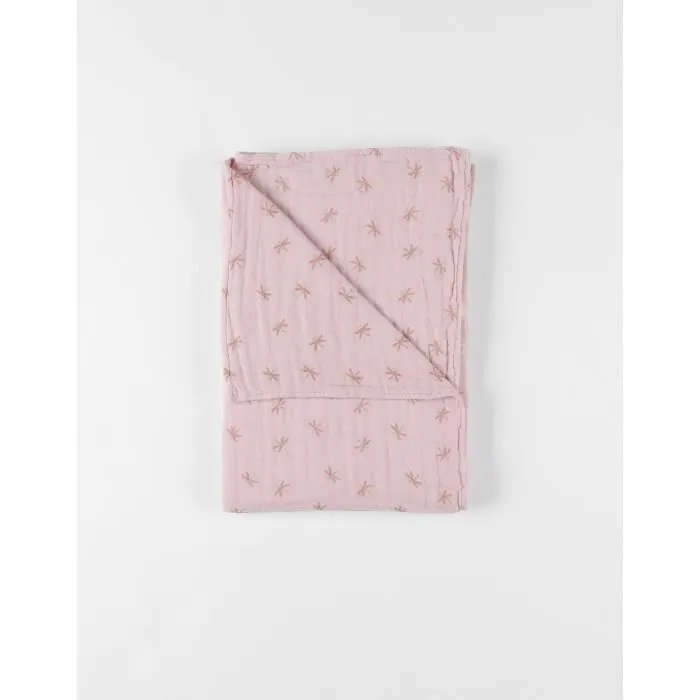 Couverture en mousseline de coton - NOUKIE'S - Popsie, Gigi & Louli - Rose - 75 x 100 cm - Bébé-3