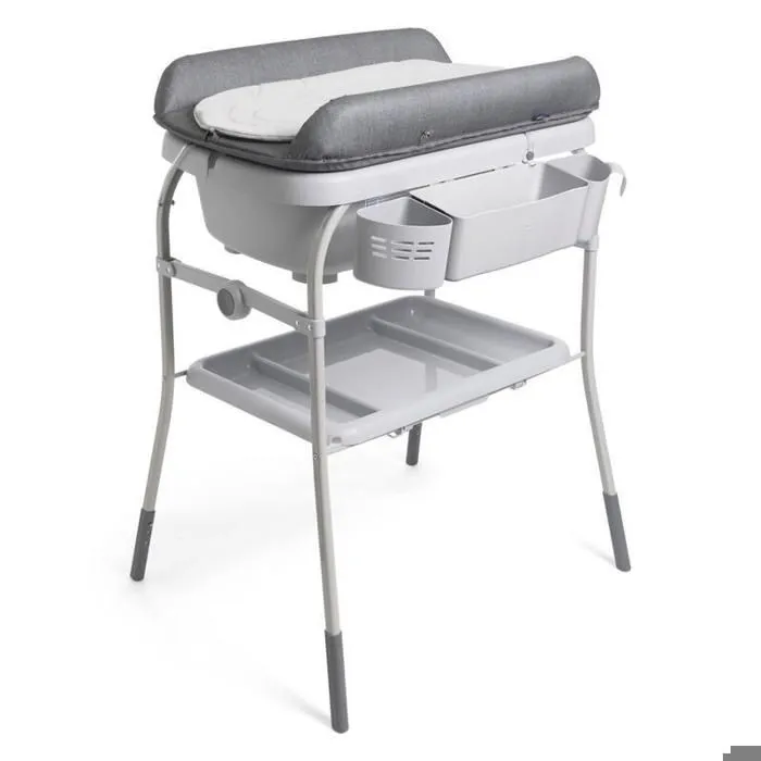 CHICCO - Combi bain Change Cuddle & Bubble - Graphite Melange-0