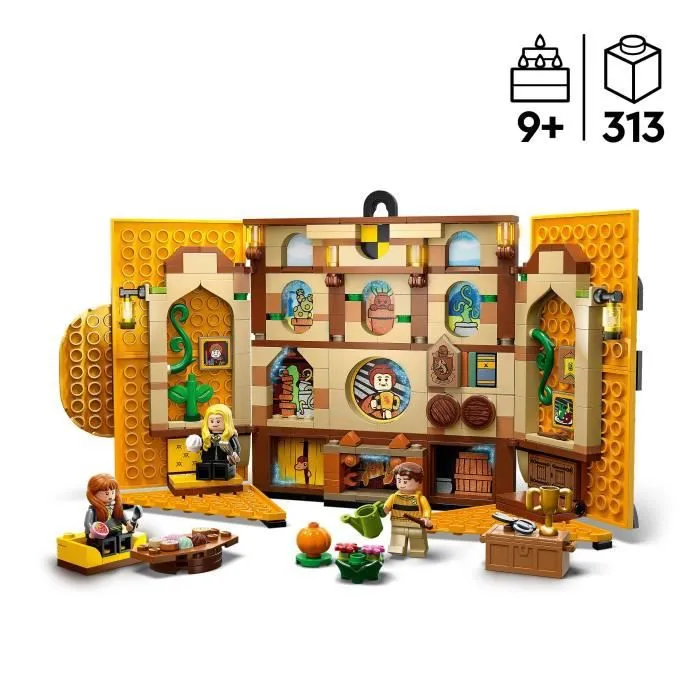 LEGO® Harry Potter 76412 Le Blason de la Maison Poufsouffle - Jouet avec Figurines et Déco Château Poudlard-2