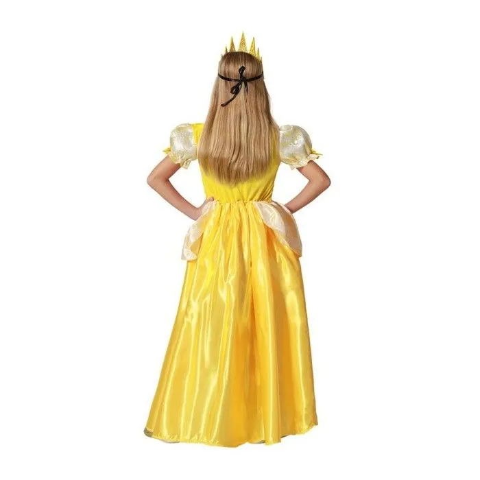 Déguisement Fille Princesse Jaune Belle-2
