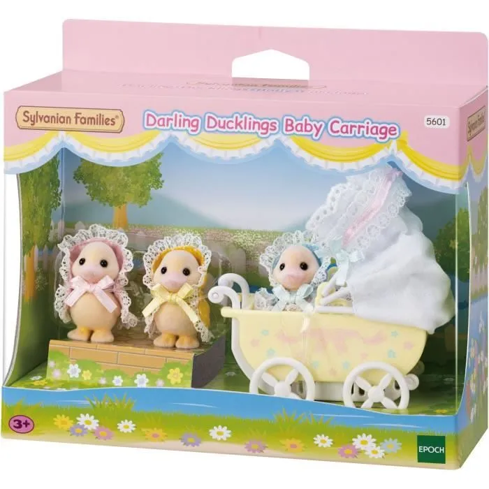SYLVANIAN FAMILIES - Les adorables triplés canards et landau-3