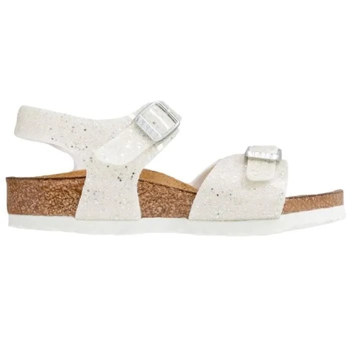 Sandales - Birkenstock - Rio - Cosmic Sparkle White - Enfant - Boucle de serrage - Confort exceptionnel-3