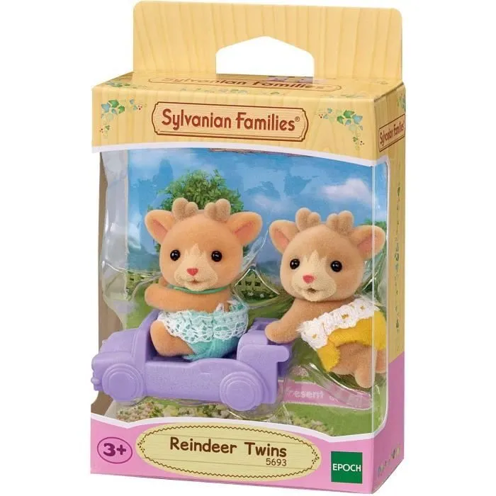 Poupée - SYLVANIAN FAMILIES - Les jumeaux Renne - Blanc - Mixte - 5693-1