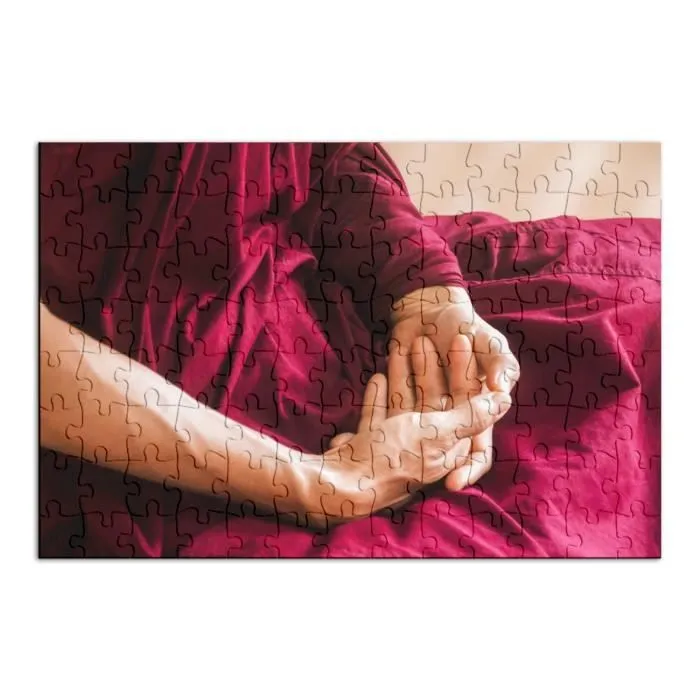 Puzzle Classique 100 pièces Mains de Moine Bouddhiste en Meditation - FABULOUS - Adulte - Intérieur-1