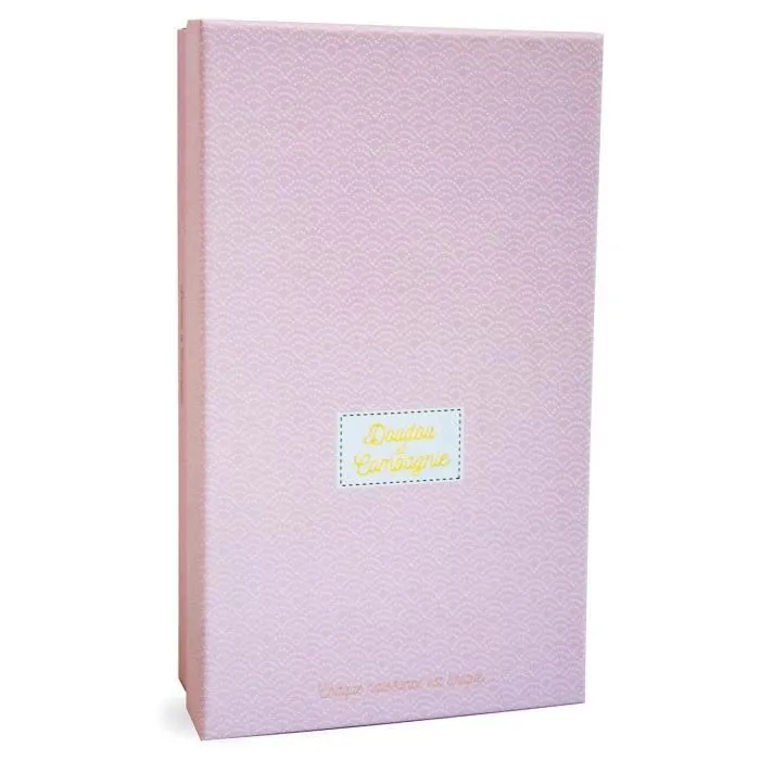 Doudou Pantin Rose - DOUDOU ET COMPAGNIE - Lapin de sucre - Raffiné et tendre - Cadeau idéal dès la naissance-2