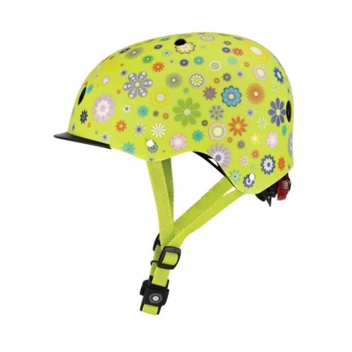 Casque - Globber - ELITE - Vert Anis - LED - Confortable - 48-53 cm-1