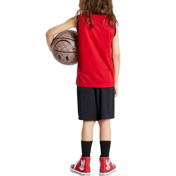 Survêtement Nike Muscle Rouge pour Enfant - Modèle 857559-023 - Manches Longues - Respirant - Basket-ball-2