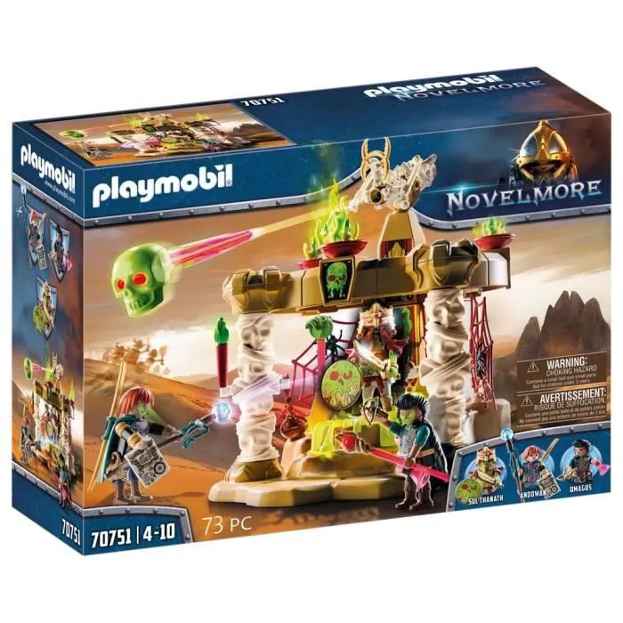 PLAYMOBIL - 70751 - Novelmore - Sal'ahari Sands - Temple des squelettes-0