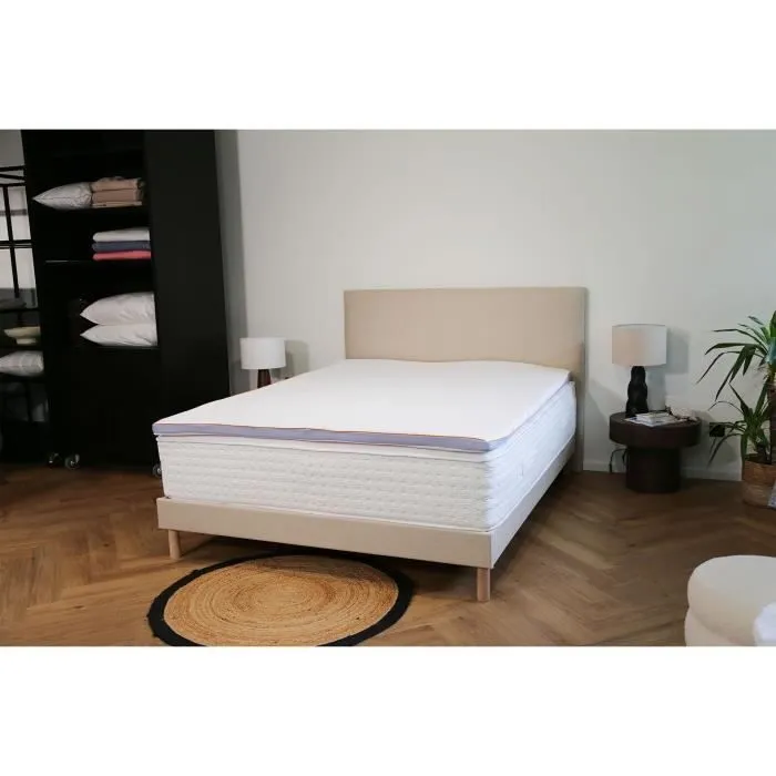 Surmatelas DODO - 140x190 cm - Déhoussable - ERGO LATEX-0