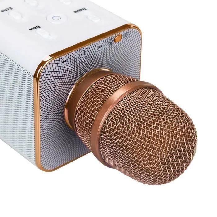 Q7 sans fil Bluetooth portable KTV Karaoke Microphone Mic Haut-parleur pour téléphone ZZP61118821GD_2942-1