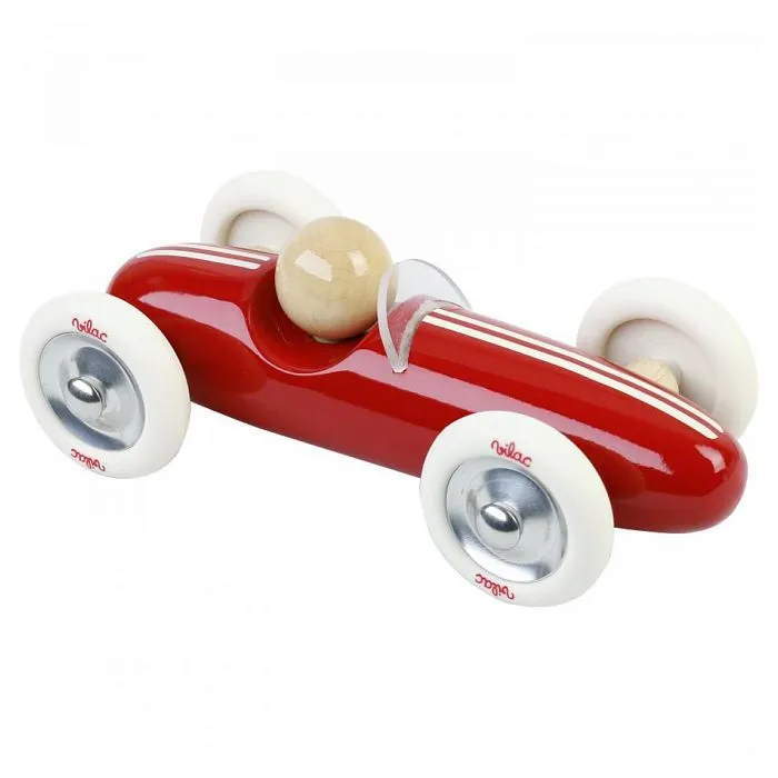 Vilac - Voiture Grand Prix vintage MM rouge-1