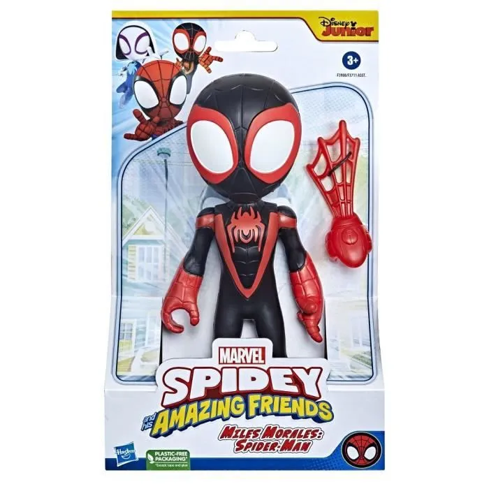 Figurine Miles Morales : Spider-Man géant pour enfants - Marvel Spidey and His Amazing Friends-3