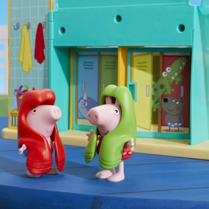 Coffret Peppa Pig Le parc aquatique de Peppa avec 2 figurines et 15 accessoires pour enfants dès 3 ans-2