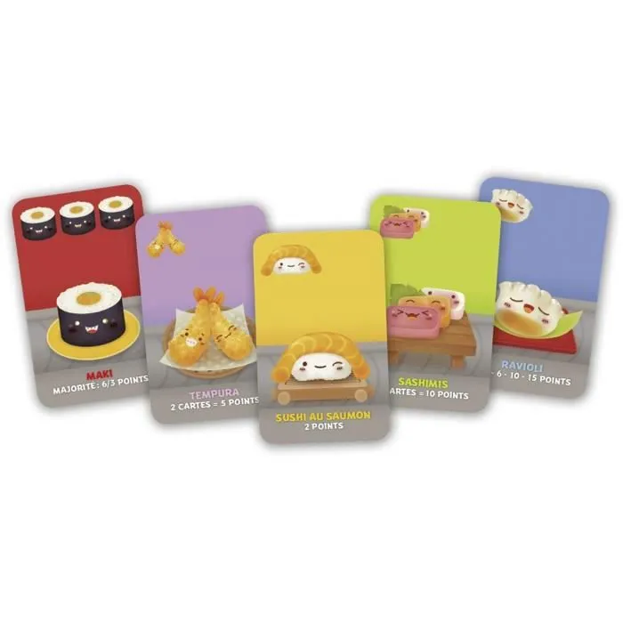 Cocktail Games - Sushi Go! - Jeu de société - À partir de 8 ans - 2 à 5 joueurs - 15 minutes-1