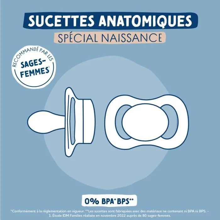 Duo sucettes anatomiques - DODIE - 0/2 mois - Tortue-1