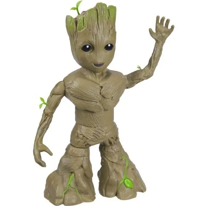 Figurine interactive Groot - HASBRO - I Am Groot Groove 'N Grow Groot - Grandit et danse - Multicolore-0