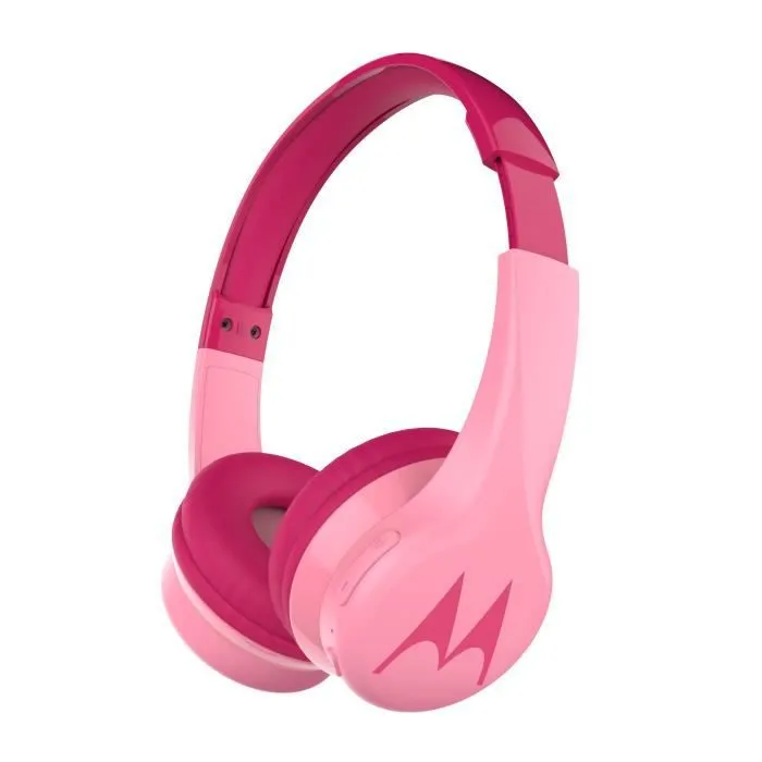 Motorola Squads 300 - Casque Bluetooth Enfants - 24h - limité à 85dB, Flexible, Protection et fonction de partage, Coussin sans BPA-1