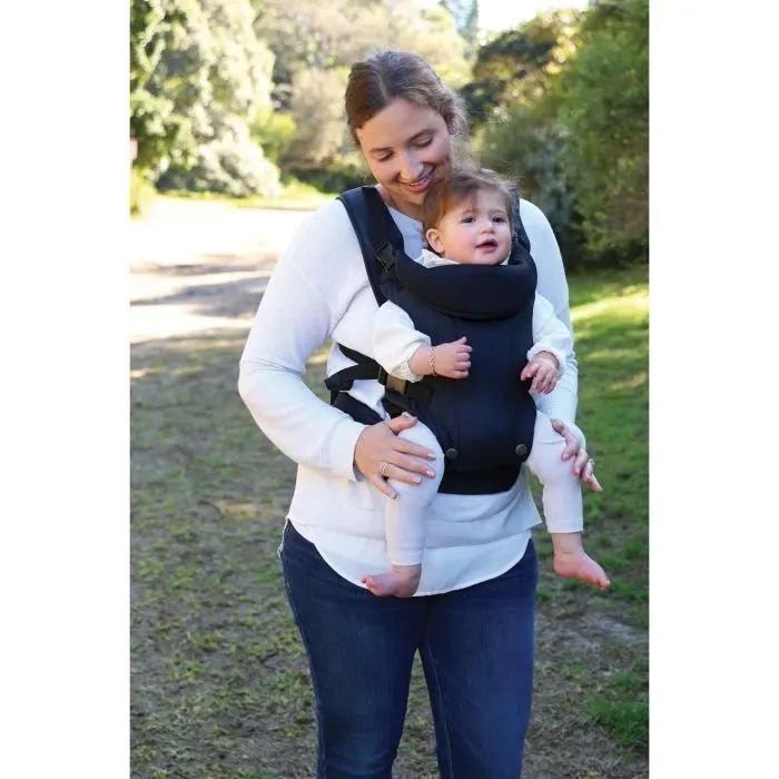 Porte-bébé ajustable 3-1 - DREAMBABY - JOURNEY - Confortable et polyvalent - Nouveau-né à enfant jusqu'à 15 kg - Noir-3