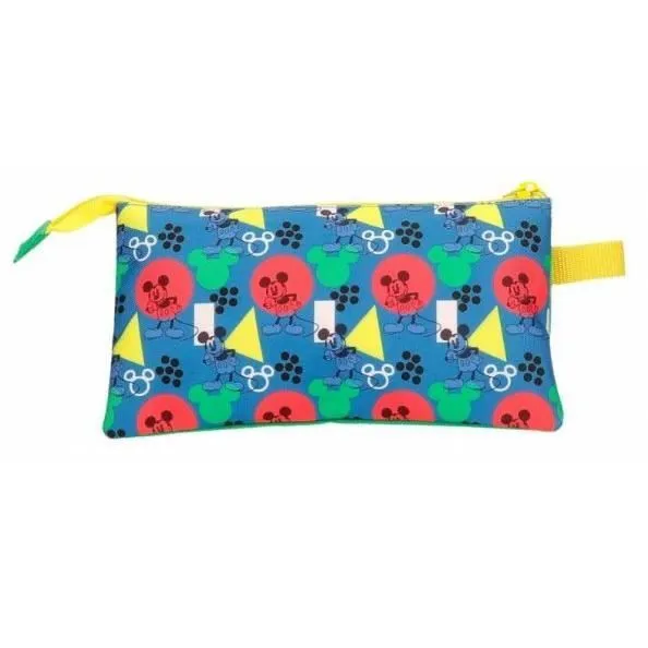 Trousse à crayons - Disney - Mickey Mouse - 22 x 12 x 5 cm - Polyester - Multicolore-1