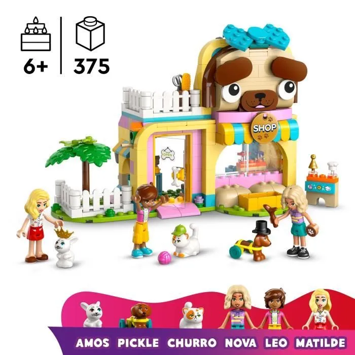 LEGO Friends 42650 Boutique d’accessoires pour animaux de compagnie - Jeu de construction-1