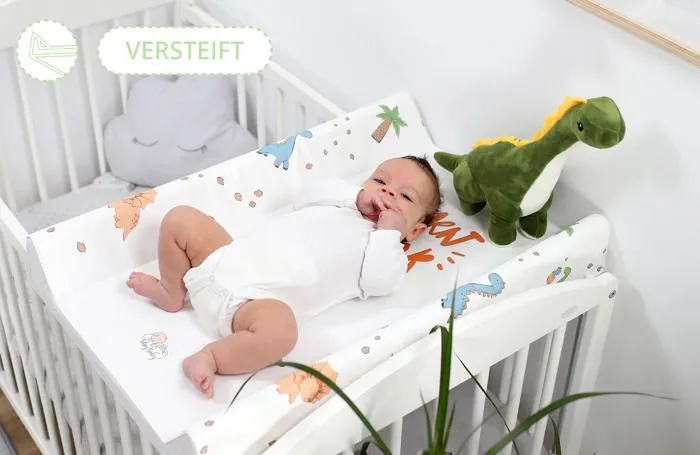 Matelas à Langer bébé lavable 70 x 47 cm - TOTSY BABY - Motif Dinosaure-2
