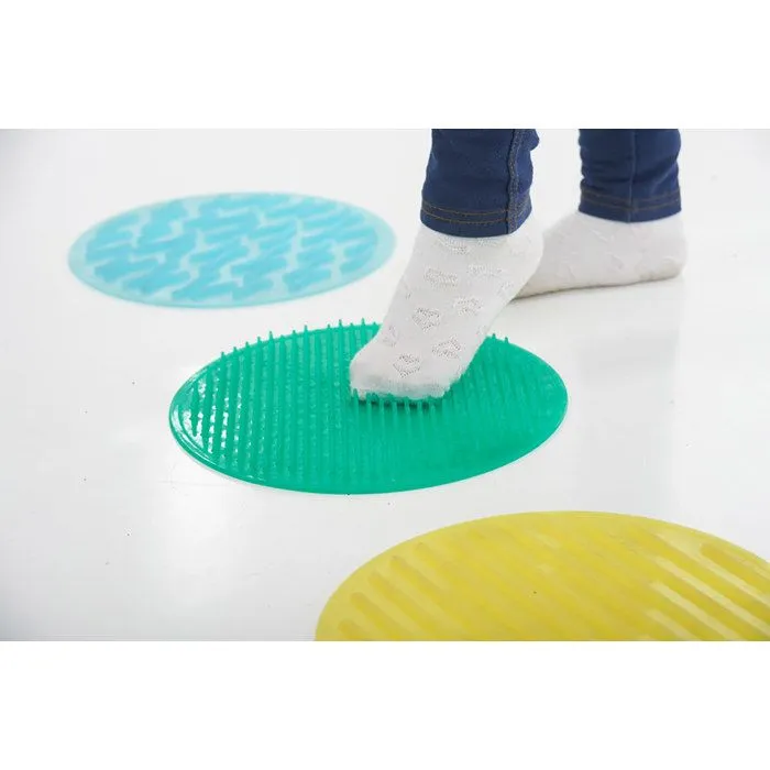 Jeu éducatif - TICKIT - 54517 - Set de 10 disques sensoriels texturés - Silicone - 3 ans et plus-2