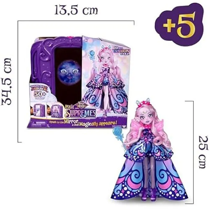 Miroir Magique Interactif - MAGIC MIXIES - Magic Mixies - Pixie Suprême - 50 Lumières et Sons - 5 Accessoires-1