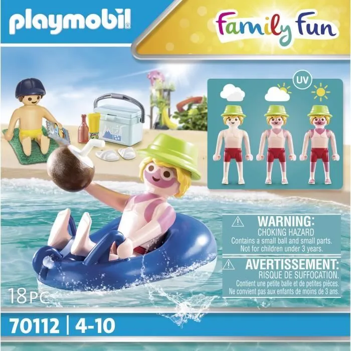 Family Fun Vacancier avec coups de soleil et bouée-4