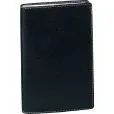 Agenda semainier - Agenda Planing® - Spiralé - 10x15cm - Couverture en toile grain caviar - Noir-1