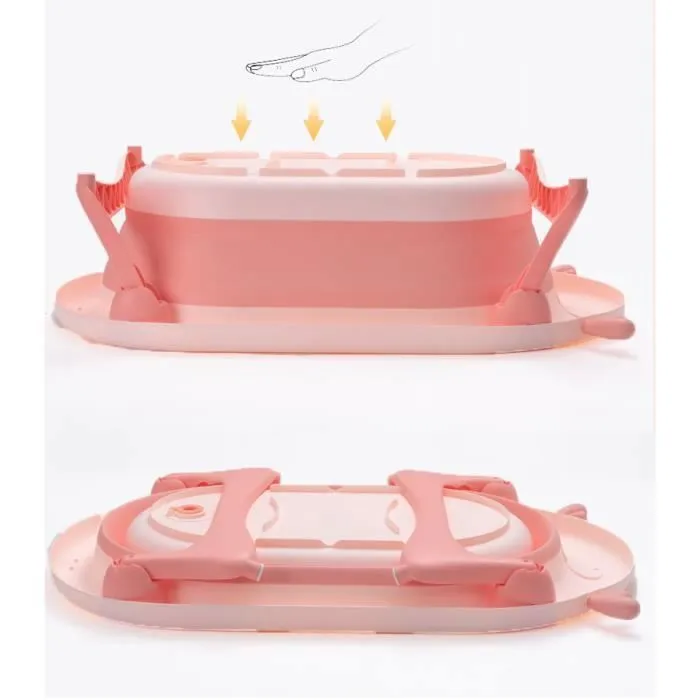 Baignoire pliable Bwave avec coussin intégré de 0 à 3 ans-2